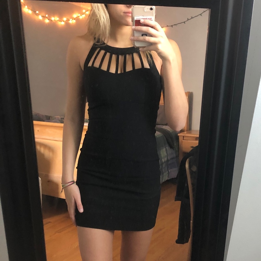 Black Bodycon Homecoming Dress